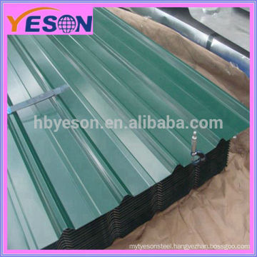 Color corrugated metal steel sheet for roofing panel